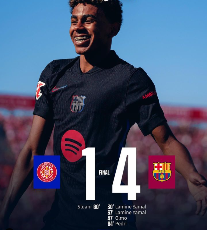 Girona vs Barca 1-4